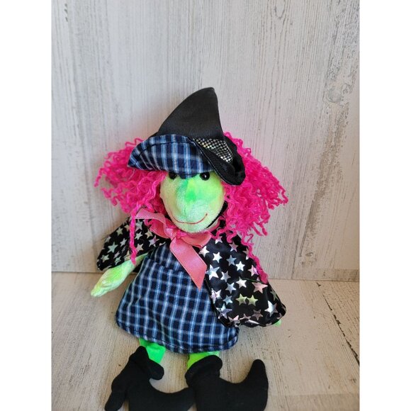Beanie baby vintage scary witch plush Halloween home decor - Picture 3 of 9